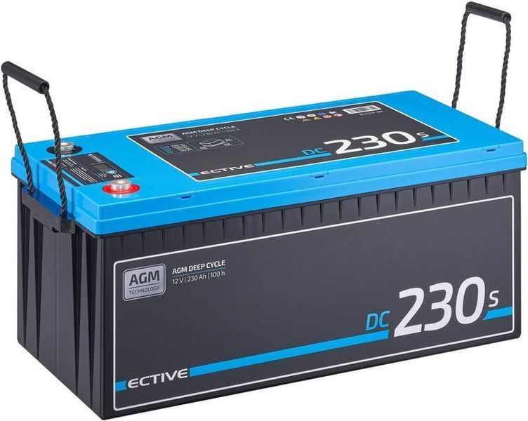 Акумулятор AGM 12 В 230 А&middot;год з екраном ECTIVE DC 230S (Німеччина) DC 230S фото