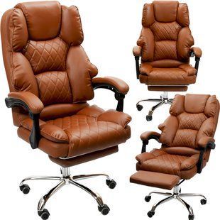 Крісло офісне Diego Comfort Pro світло-коричневий Comfort Pro LB фото