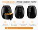 Мультипіч Air Fryer 3.6 л Berdsen BD-650 | Аерофритюрниця без олії 1300 Вт | Аерогриль для дому 365000 фото 6