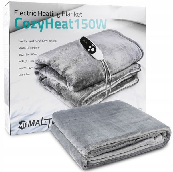 Электроодеяло MalTec CozyHeat 180x160см (Польша) 110633 фото