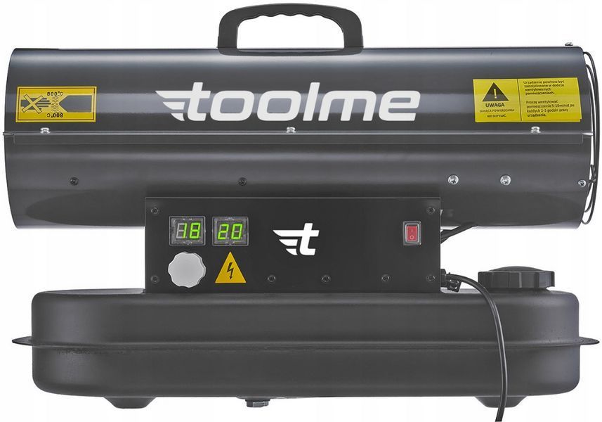 Теплова гармата дизельна з термостатом 25кВт Toolme (Польща) TM184 фото