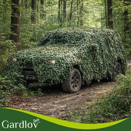 Камуфляжная маскирующая сетка 2x5 м Gardlov 27383 + 100 шт. стяжек mx9341 фото