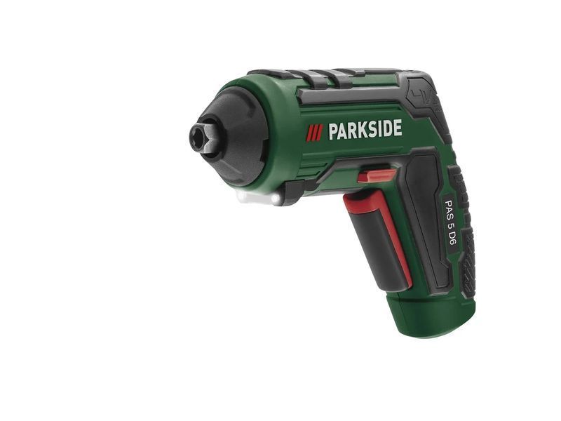 Акумуляторна викрутка Parkside PAS 5 D5 шуруповерт з насадками 4 V, 1500 mAh, 10 Nm, Німеччина mx9646 фото