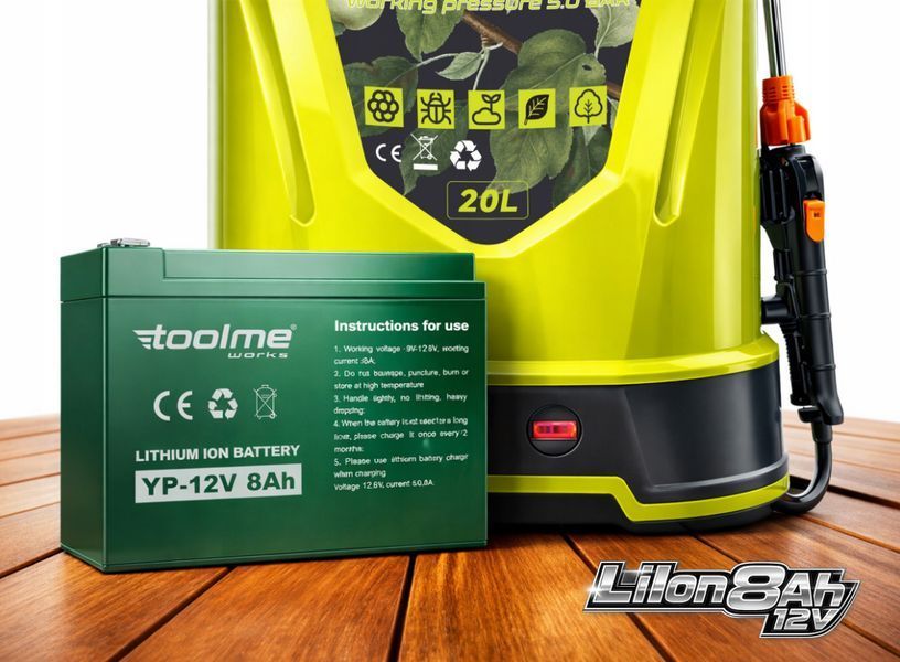 Опрыскиватель аккумуляторный 20л Toolme (Польша) TM285 фото