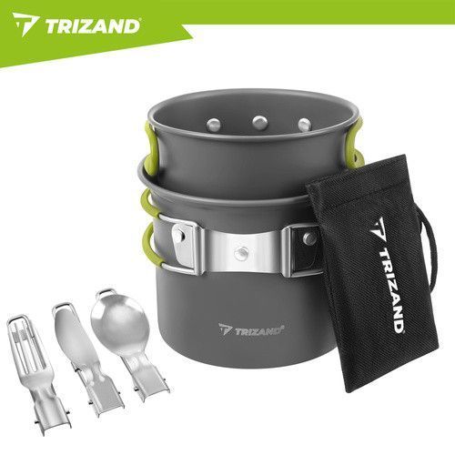 Набір туристичного посуду 1,2 л Trizand 27413 mx9569 фото