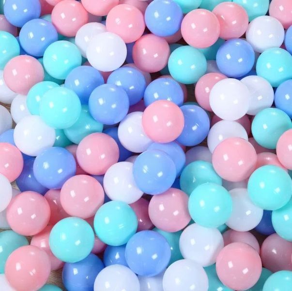 Кульки для сухого басейну 200шт 5,5см Macaron K200K5M фото
