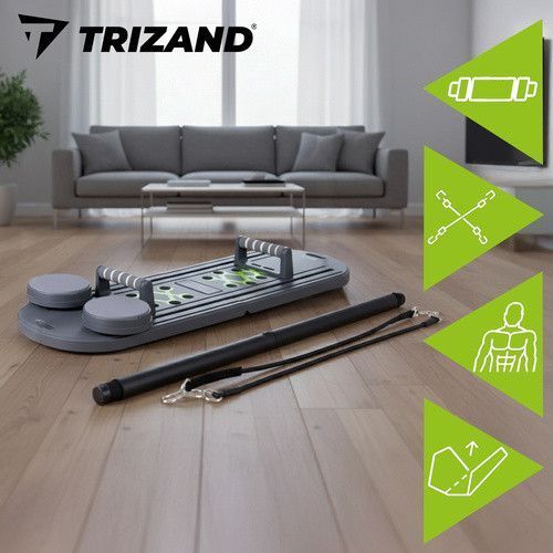 Багатофункціональна дошка для пілатес Trizand 27190 з ручками для пілатес-йога будинку mx9840 фото
