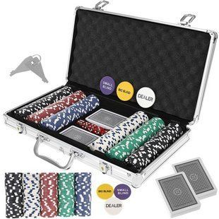 Покерний набір 300 жетонів у валізі Poker 300 HQ 23528 mx9434 фото