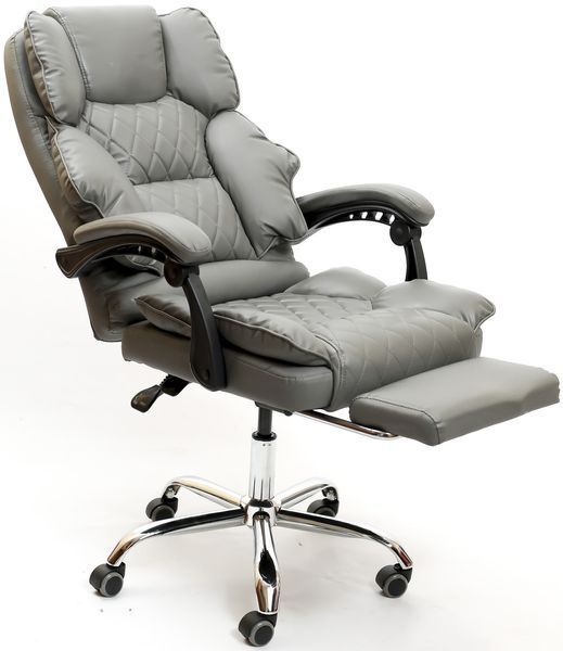 Крісло офісне Diego Comfort Pro сіре Comfort Pro Gray фото