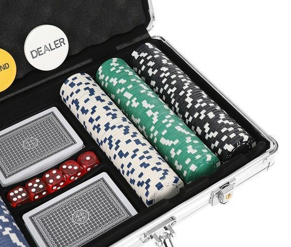 Покерний набір 300 жетонів у валізі Poker 300 HQ 23528 mx9434 фото
