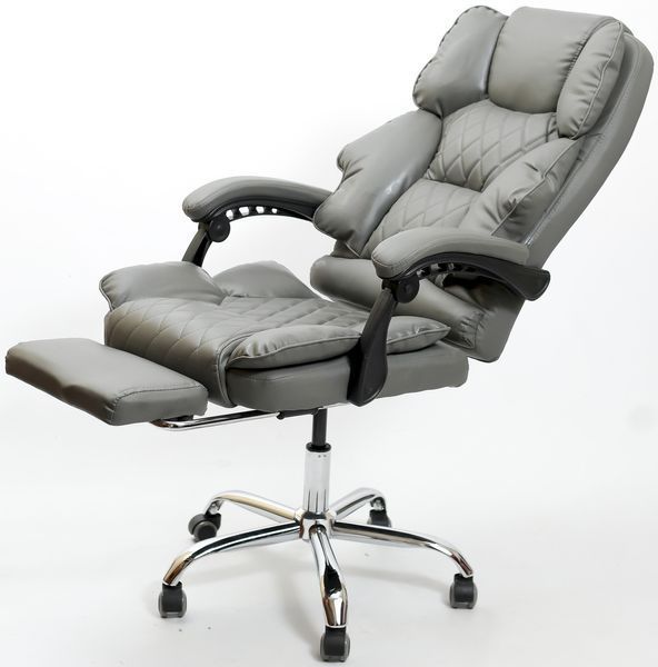 Крісло офісне Diego Comfort Pro сіре Comfort Pro Gray фото