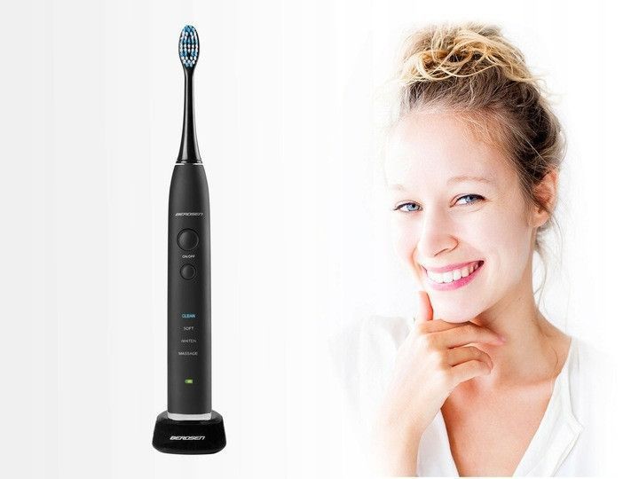 Ультразвуковая зубная щетка Berdsen Sonica B3 Black (Польша) 5163 фото