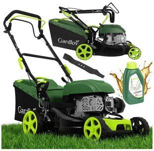 Газонокосарка бензинова самохідна Gardlov 27535 DriveX 149 см&sup3;, 2.3 кВт, 40.6 см, кошик 50 л, 8 рівнів, функція миття mx9882 фото