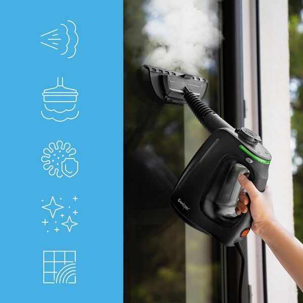 Пароочиститель Maltec HDS3550W-PRO черный (Польша) 111440 фото