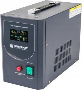 ДБЖ Powermat 500ВА 400Вт чиста синусоїда (Польща) PM1212 фото