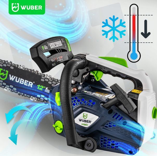 Бензопила ланцюгова 1к.с Wuber (Польща) W53601 фото