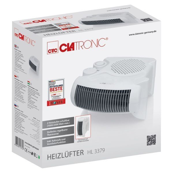 Тепловентилятор Clatronic HL 3379 2000 Вт mx9135 фото
