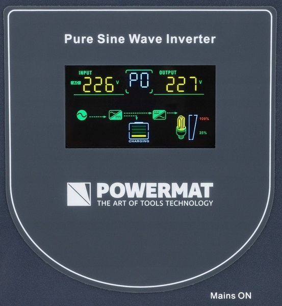 ДБЖ Powermat 800ВА 600Вт чиста синусоїда (Польща) PM1213 фото