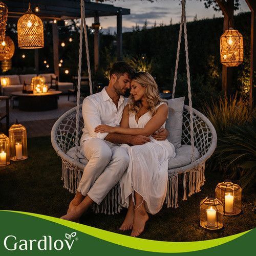 Качели "Гнездо аиста" серая Gardlov 27378 mx9857 фото