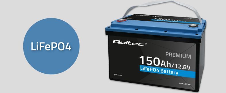 Акумулятор LiFePO4 150Агод 12,8V BMS Qoltec (Польща) 53706 фото