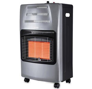 Газовый обогреватель DMS KGH-08 Germany 4.2 кВт с редуктором и шлангом (БЕЗ БАЛОНА) GREY 49676 фото