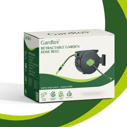 Котушка для автоматичного садового шланга 20м Gardlov 27505 mx9266 фото