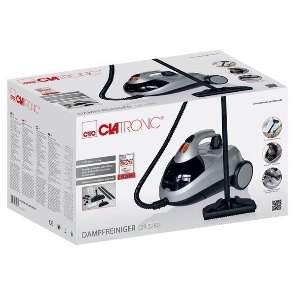 Пароочиститель Clatronic DR 3280 1500 Вт 4 бар mx9067 фото
