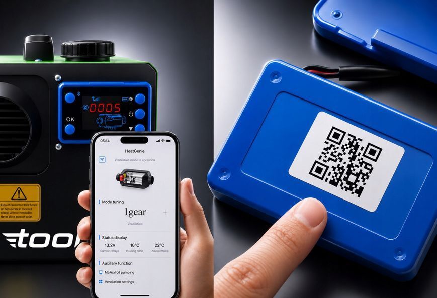Автономний дизельний обігрівач 9кВт 12/24/230В + Bluetooth Toolme (Польща) TM188 фото