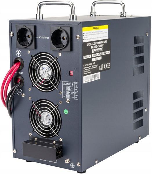 ДБЖ Powermat 2500ВА 2000Вт чиста синусоїда (Польща) PM1217 фото