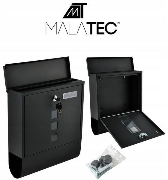 Почтовый ящик Malatec 6244 черный (Польша) 6244  фото