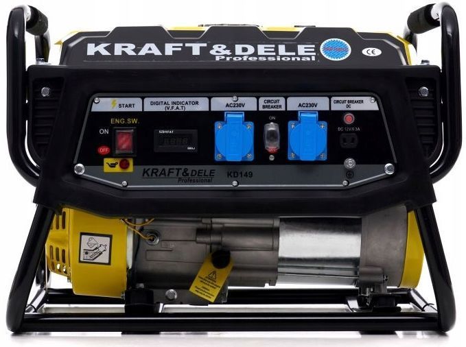 Генератор бензиновий однофазний Kraft&Dele 3500Вт (Польща) KD149 фото