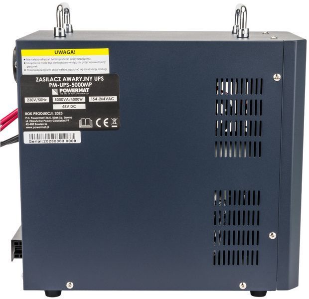 ДБЖ Powermat 5000ВА 4000Вт чиста синусоїда + аккумулятор AGM 100Ah (Польща) PM1219+ фото