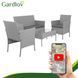 Садовая мебель из серого ротанга Gardlov 26910 mx9855 фото 2