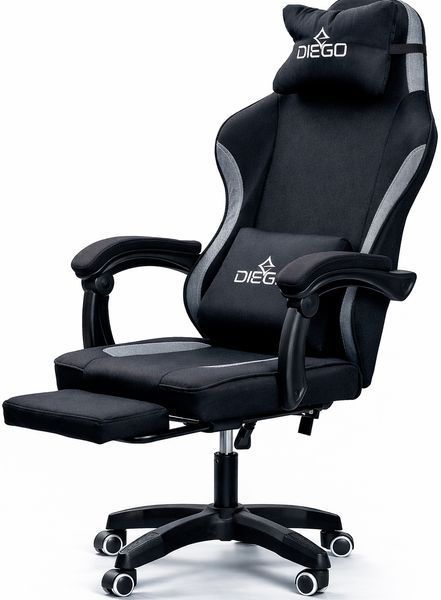 Крісло геймерське DIEGO Soft Black G2711-Black фото