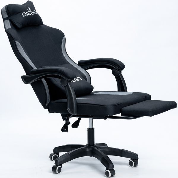 Крісло геймерське DIEGO Soft Black G2711-Black фото